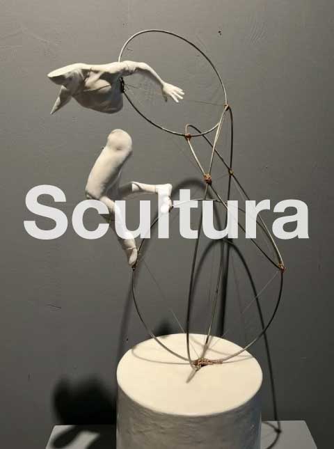 Sculture in vendita nello shop della Galleria Galp a Como